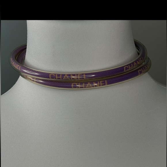 CHANEL Sports Line Logo Tube Necklace - Picture 3 of 12